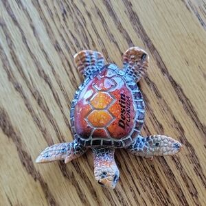 Orange Turtle Figurine - Destin Florida